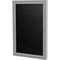 Ghent Enclosed Letter Board 36"x30", Satin PA13630BX-BK - alternate 1