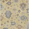 Homeroots 9' X 12' Gold Brown And Blue Floral Washable Indoor Outdoor Area Rug 606156 - alternate 7