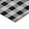Homeroots 10' X 14' Black Gray And Ivory Plaid Washable Indoor Outdoor Area Rug 595468 - alternate 6