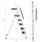 Wrightmaster 5.6 ft. Steel Step Ladder (10 ft. Reach), 330 lb. Load Capacity with Safety Handrails and Tool Tray ZR-5189P422477 - alternate 4