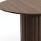Homeroots 52" Brown Wood Pedestal Base Round Top Dining Table 720650 - alternate 3