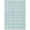 Homeroots 3' X 5' Aqua And Ivory Plaid Washable Indoor Outdoor Area Rug 595451 - alternate 6