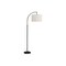 Monarch Specialties Lighting, 65''h, Floor Lamp, Black Metal, Ivory / Cream Shade, Contemporary I 9749 - alternate 2