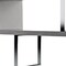 Homeroots 67" Gray And Silver Metal and Wood Three Tier Etagere Bookcase 555010 - alternate 2