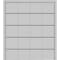 Sartodoors Sliding Closet Double Bi-fold Doors, Planum 0015 Matte Grey and Aluminum Strips, Sturdy Tracks Mold PLANUM0015DBF-GRE-96 x 96 (4* 24x96) - alternate 1