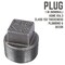 B & K Plug 1" Black 310P-1 - alternate 4