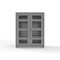 Strong Hold Extra Heavy Duty Clear View Uniform Cabinet 56-LD-W-244-L - alternate 2