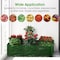 Ipower PE Garden Planting Bed 35-Gallon Heavy Duty Plastic Raised Plant Grow Bag with 6 Partition G GLGROWBAG35G6PE - alternate 5