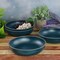 Gibson Home Rockabye 4 Piece Melamine Dinner Bowl Set in Dark Teal 136609.04 - alternate 4