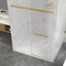 Anzzi 76 in. x 44-48in. Frameless Sliding Shower Door in Brushed Gold , 3/8in 10mm Tempered Clear Glass SD-AZ21-01BG - alternate 9