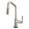 Brizo Litze Smarttouch Pull-Down Prep Faucet with Angle Spout, Knurled Handle Stainless 64963LF-SS - alternate 2