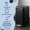 Happimess Betty Retro Mini 3.2-Gallon Step-Open Trash Can, Charcoal Black HPM1012B - alternate 4