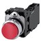 Siemens Pushbutton, 22 mm, round, metal, shiny, red, pushbutton, raised 3SU1150-0BB20-1FA0-ZY15 - alternate 1
