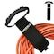 Grizzly Supply Carry Strap with Handle, 22 in L, 2.5 in W, Hook and Loop Closure, Reusable, Black, 1PK GS-HLCSH22-0 - alternate 1