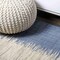 Jonathan Y Tavira Modern Strie' Blue/Beige 2 ft. x 8 ft. Indoor/Outdoor Runner Rug SMB113A-28 - alternate 6