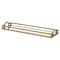 Homeroots 24in Gold Mirrored Glass Handmade Vanity Tray With Handles 713542 - alternate 5