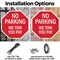 Signmission No Parking We Tow You Pay, 6 inch X 6 inch, Plastic Sign, 2PK OC-P-2PACK-6-73 - alternate 4