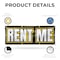 Signmission Rent Me, 36 Inch x 96 Inch, Vinyl Banner B-96-30833 - alternate 3