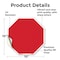 Signmission Blank Sign Red Background, 10 Inch X 10 Inch, Vinyl Decal OC-D-10-28 - alternate 4