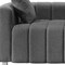 Homeroots 30" Gray Fabric Sofa 568286 - alternate 4