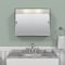 Zenith SS 23.5'' Wx18.25'' Hx5.63''D Bi-View Surface Mount Lighted Medicine Cabinet 701L - alternate 4