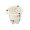 Leviton LockingReceptacle, 30A, 3hp, 120/208VAC, Wht 2816 - alternate 1
