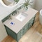 James Martin Vanities Brittany 48" Sgl Vanity, Smokey Celadon, w/ 3 CM Siberian Silestone Top w/FreePower Wireless Charger 650-V48-SC-FSFR - alternate 6