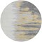 Homeroots 8' Gray Charcoal And Tan Round Abstract Washable Indoor Outdoor Area Rug 601214 - alternate 6