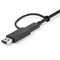 Startech.Com 3FT 1M USB-C CABLE WITH USB-A ADAPTER DONGLE - HYBRID 2-IN-1 USB C CABLE W/USB-A - USB-C TO C USBCCADP - alternate 5