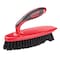 Libman Scrub Brush, 1 in L Trim, PET, 7-1/2 in W Brush, 8 in OAL, Red 525 - alternate 1
