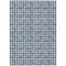 Homeroots 3' X 5' Navy Blue And Ivory Geometric Washable Indoor Outdoor Area Rug 583306 - alternate 6