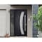 Vdomdoors Steel Door Deux 6500 Black Sidelight Exterior Window Stainless Inserts Single Modern Painted-W36+16 DEUX6500EXD-BLK-W36+16 x H80-Left-hand Inswing - alternate 3