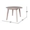 Whitewood Industries Extension Dining Tables, 45 in L, 54 in H, Parawood T09-42DL - alternate 3