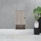 Homeroots 16" Light Gray Wood Floating Single Door Bathroom Vanity And Medicine Cabinet 543578 - alternate 5