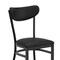 Flash Furniture Wright Barstool w/500 LB. Capacity Black Steel Frame, Black Vinyl Boomerang Back, Black Vinyl Seat XU-DG6V6BKV-BK-GG - alternate 5