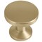 Laurey Knob, Princeton, Matte Brushed Brass 13204 - alternate 1