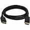 Add-On ADDON 6FT DISPLAYPORT MALE TO MALE BLACK CABLE MAX RESOLUTION UP TO 3840X2160 4 DISPLAYPORT14MM6F - alternate 6