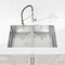 Wrightmaster 33 in. Undermount Double Bowl 20 Gauge Silver Stainless Steel Kitchen Sink with Drain ZOR-08D-331908 - alternate 4