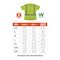 Ergodyne Hi-Vis Shirt, 2XL, Lime, Short Sleeve 22076 - alternate 5