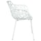 Leisuremod Modern Devon Aluminum Armchair, White, 2PK DCA23W2 - alternate 4