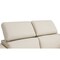Homeroots 65in Cream and Silver Italian Leather Power Reclining Loveseat 720522 - alternate 3
