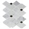 Daltile Lavaliere Natural Stone Harlequin Mosaic, 6.90 Sqft per Carton, 10PK LV13HRLQNMS1L - alternate 1