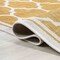Jonathan Y Trebol Moroccan Trellis Textured Weave Yellow/Cream 2 ft. x 8 ft. Indoor/Outdoor Runner Rug SMB109F-28 - alternate 4