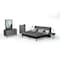 Homeroots 30" Grey And Black Wood Five Drawer Chest 473070 - alternate 4