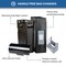 Commercial Zone Products Avante Series 30 Gallon Narrow Black Trash Container w/ Canopy 7873N303A - alternate 3