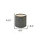 Homeroots Set of Two Brown And Gray Clay 7 Ounce Geometric Round Pot Planters, 2PK 517967 - alternate 6