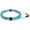 Add-On This Is A 2M Lc (Male) To St (Male) Aqua Duplex Riser-Rated Fiber ADD-ST-LC-2M5OM4 - alternate 6