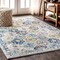 Jonathan Y Modern Persian Boho Vintage Trellis Blue/Multi 5 ft. x 8 ft. Area Rug MDP205A-5 - alternate 6