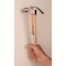 Performance Tool 16 oz. Wood Handle Claw Hammer W1076 - alternate 3