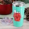 Peanuts Snoopy Light Joy 20 Ounce Stainless Steel Travel Tumbler with Clear Lid in Mint Green 141824.01 - alternate 2